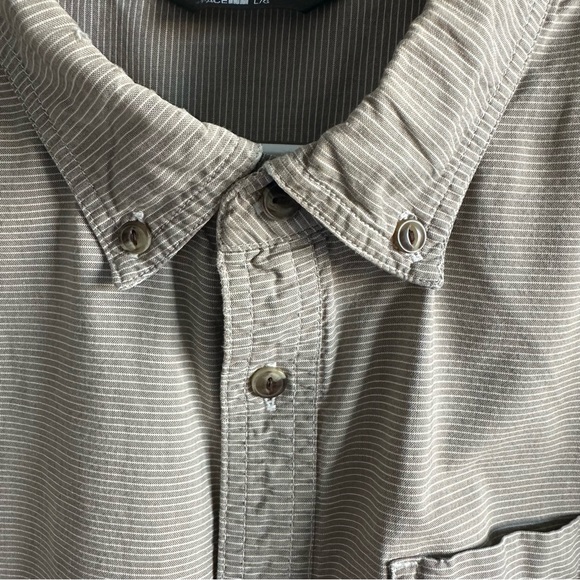 The North Face Men's Tan Button Down Shirt activewear loungewear - Picture 2 of 9